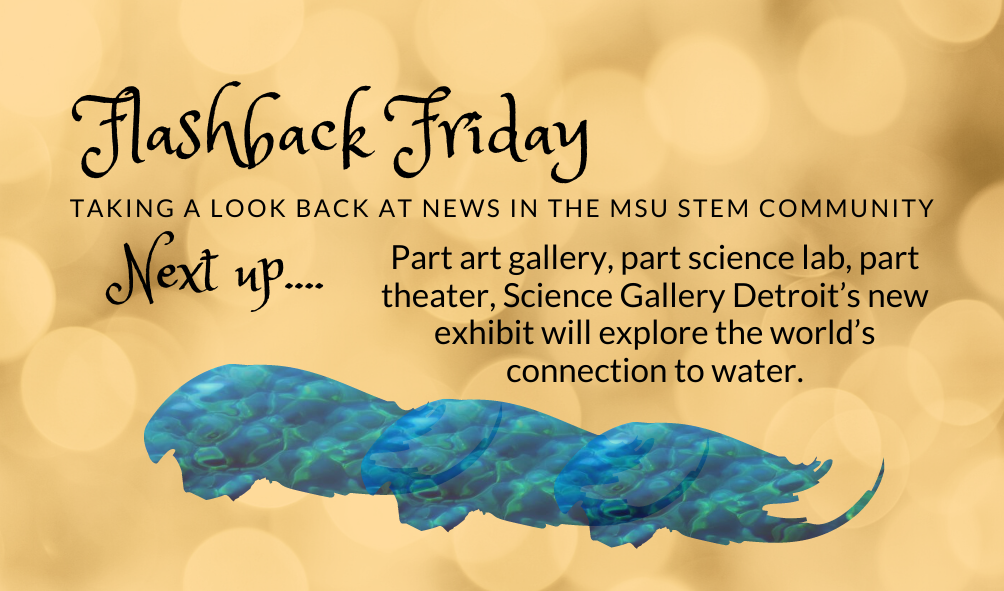 Flashback Friday MSU Science Gallery 