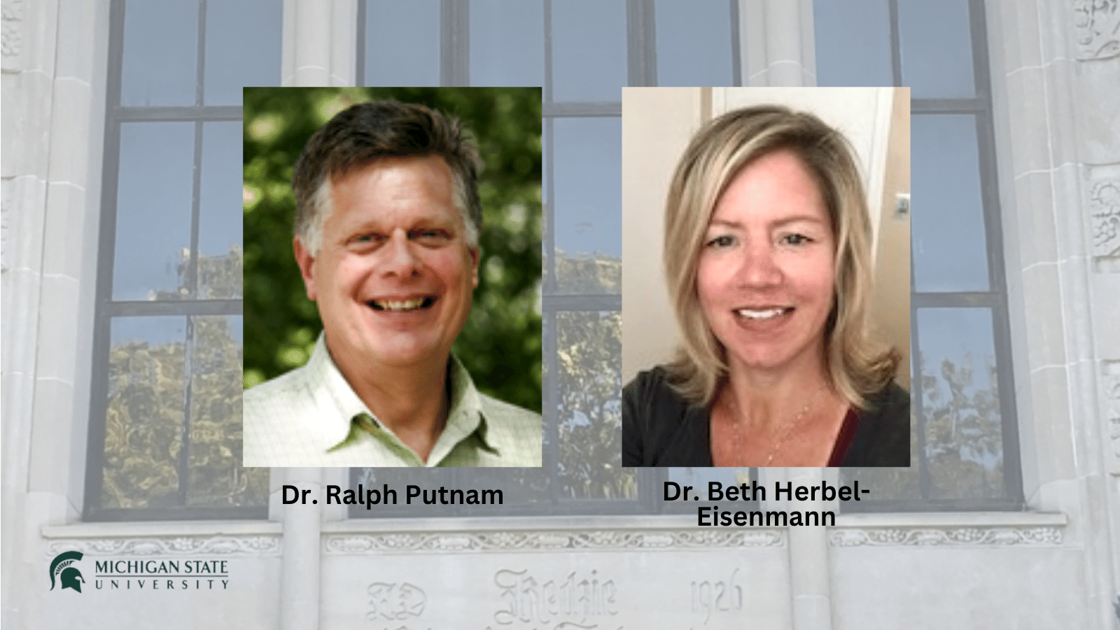 Photos of Ralph Putnam and Beth Herbel-Eisenmann