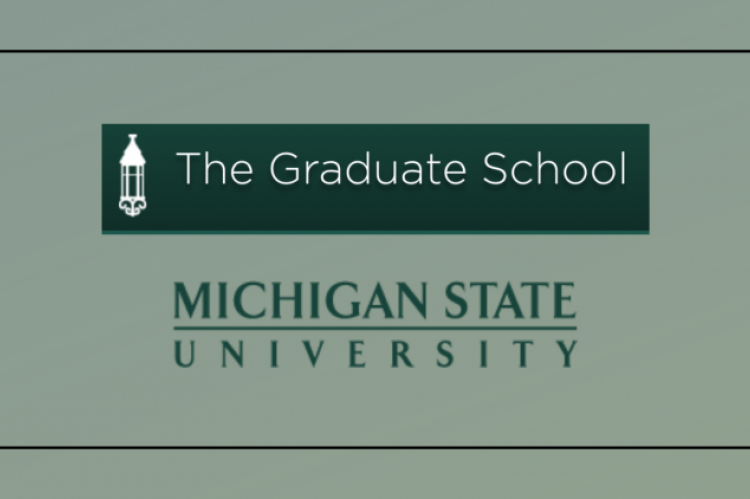The Graduaate School logo above MSU's workmark
