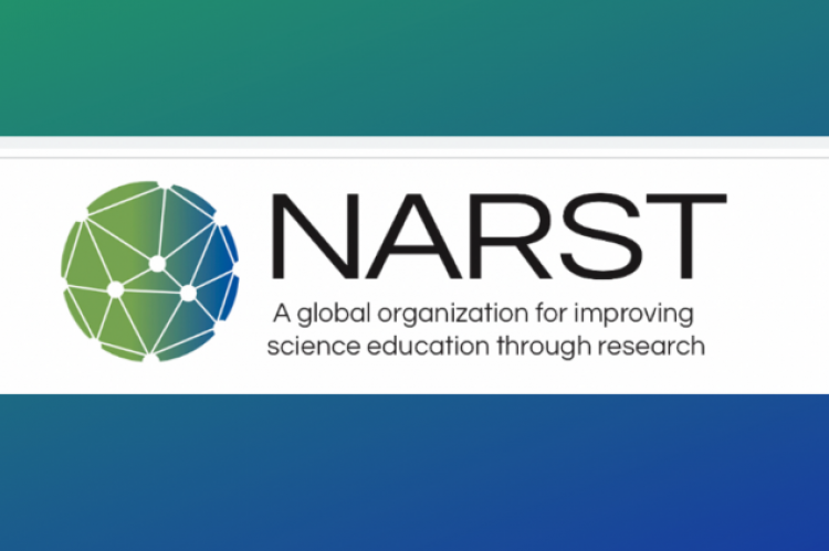 NARST logo: A global organization for improving science education through research