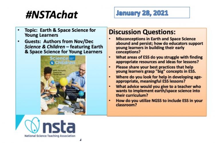 photo of NSTA Chat post