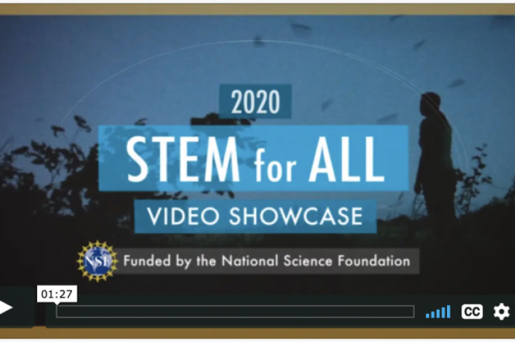 STEM for ALL Video Showcase homepage