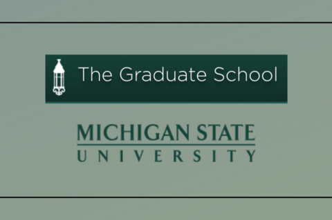 The Graduaate School logo above MSU's workmark