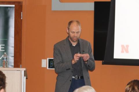 Joe Dauer giving his presentation.