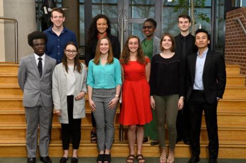 Nat Sci undergrad research scholars photo