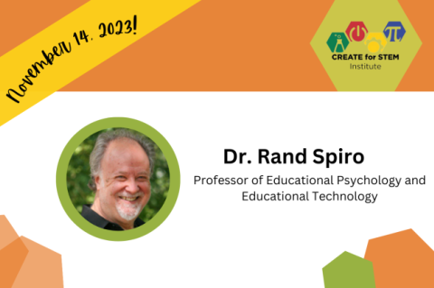 November 14, 2023; photo of Rand Spiro, Rand Spiro, professor of educational psychology and educational technology