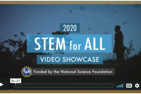 STEM for ALL Video Showcase homepage