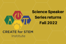 CREATE logo: Science Speaker Series to Return Fall 2022